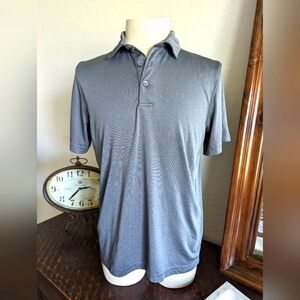 Men's Gray Solid Polo Shirt